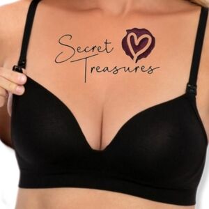 Secret Treasures Women's Maternity Wirefree Lightly Lined Seamless Bra